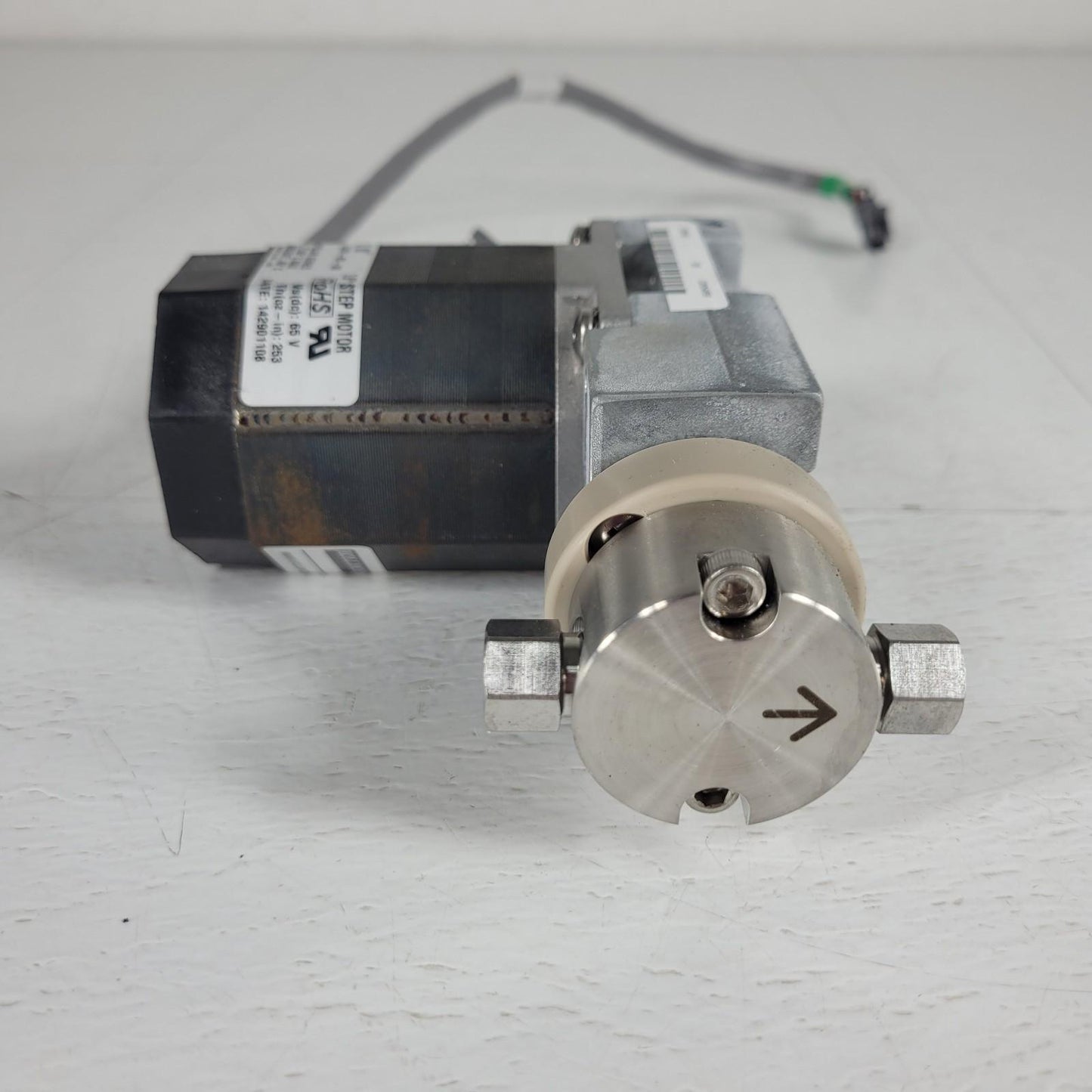 Powermax II M22NRXB-LNN-NS-00 Stepper Motor Fluid Valve Stainless Steel 1500RPM