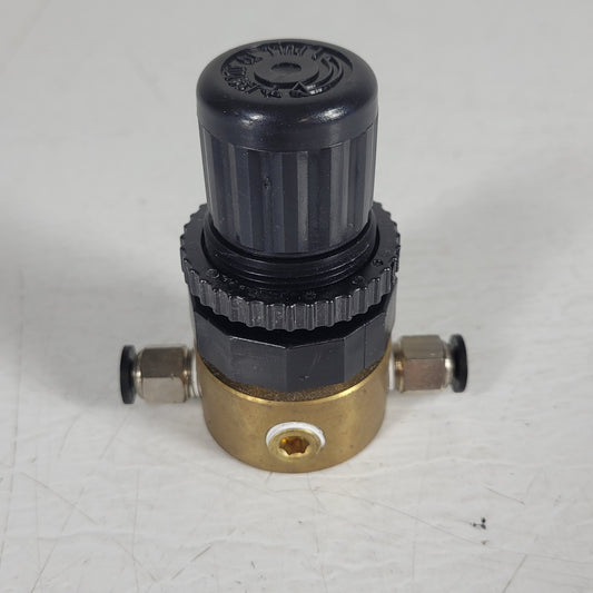 Norgren R06-121-RNEA Pneumatic Regulator 1/8" PFT Plastic Bonnet Brass Body