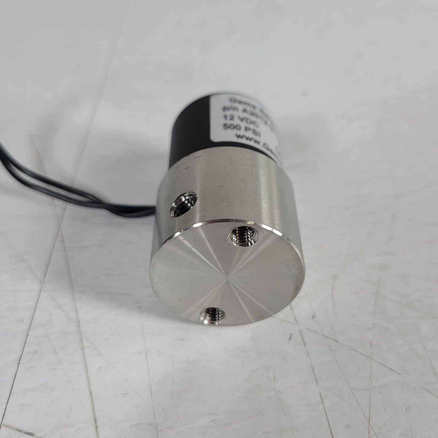 Gems Sensors & Controls A2012-S138 Miniature Solenoid Valve 500PSI 12VDC 6W