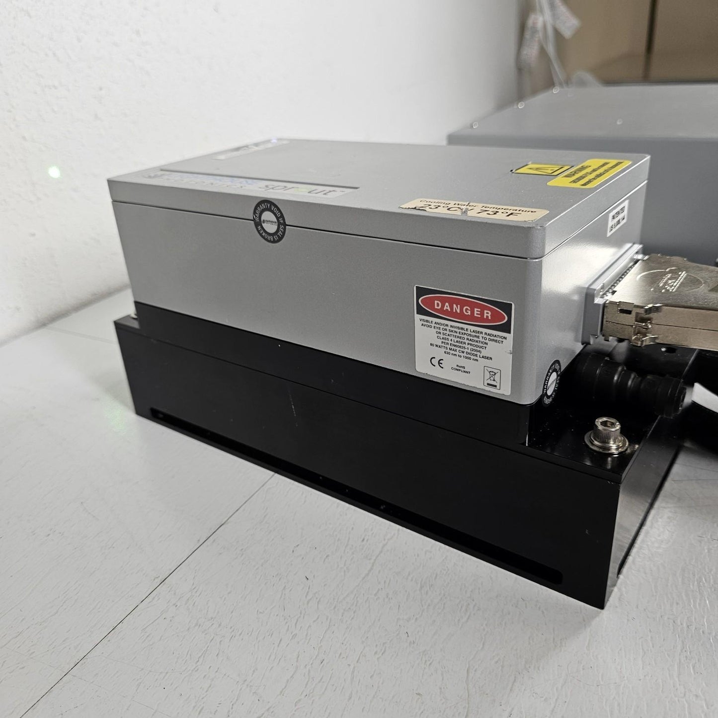 Lighthouse Photonics Sprout D 10W Laser 532nm TEM00 2871 Hours Low Noise CW DPSS