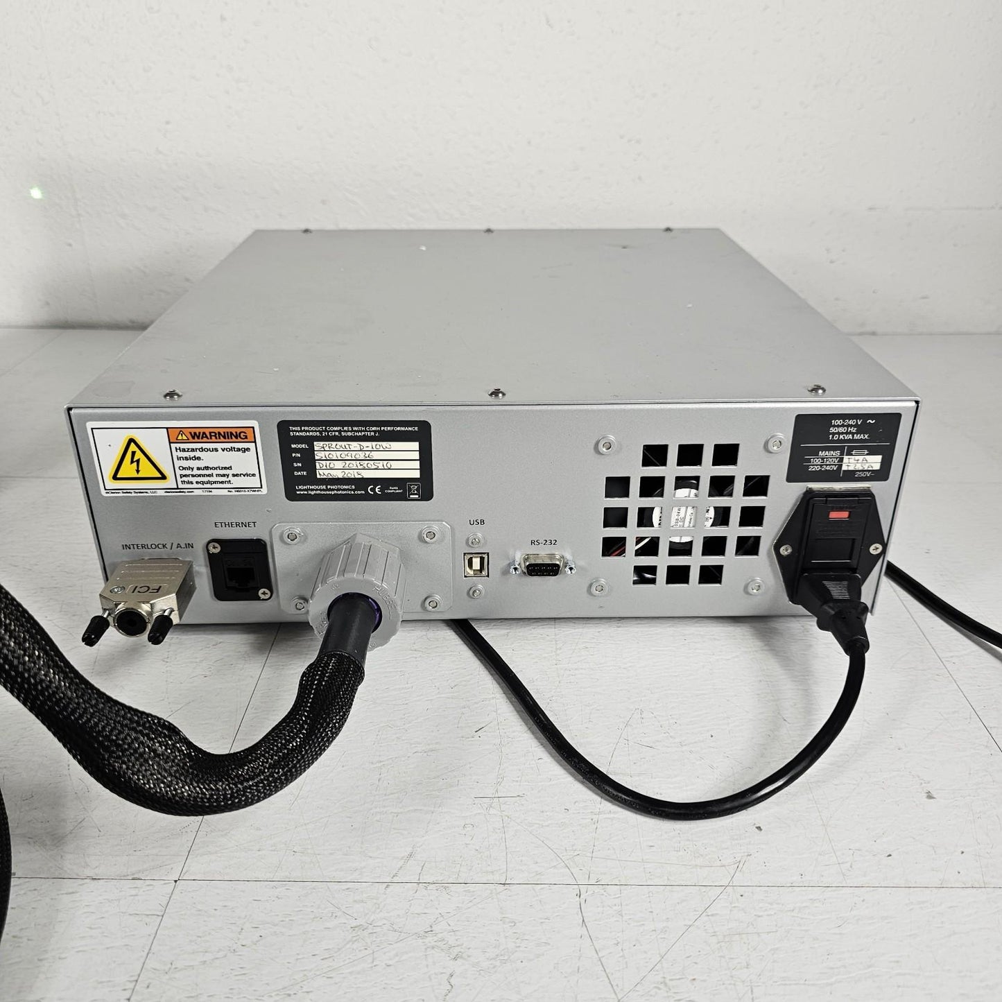Lighthouse Photonics Sprout D 10W Laser 532nm TEM00 2871 Hours Low Noise CW DPSS