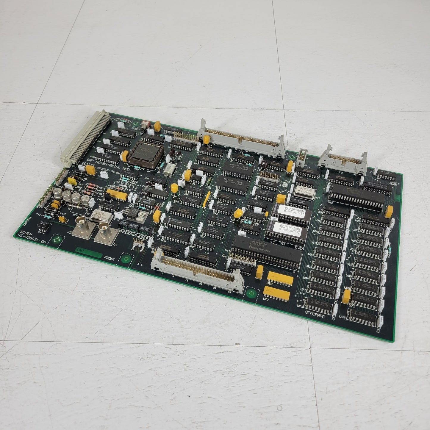 Varian 03-920035-00 Saturn II Spectrometer Interface Bd 8086 Architecture Chip