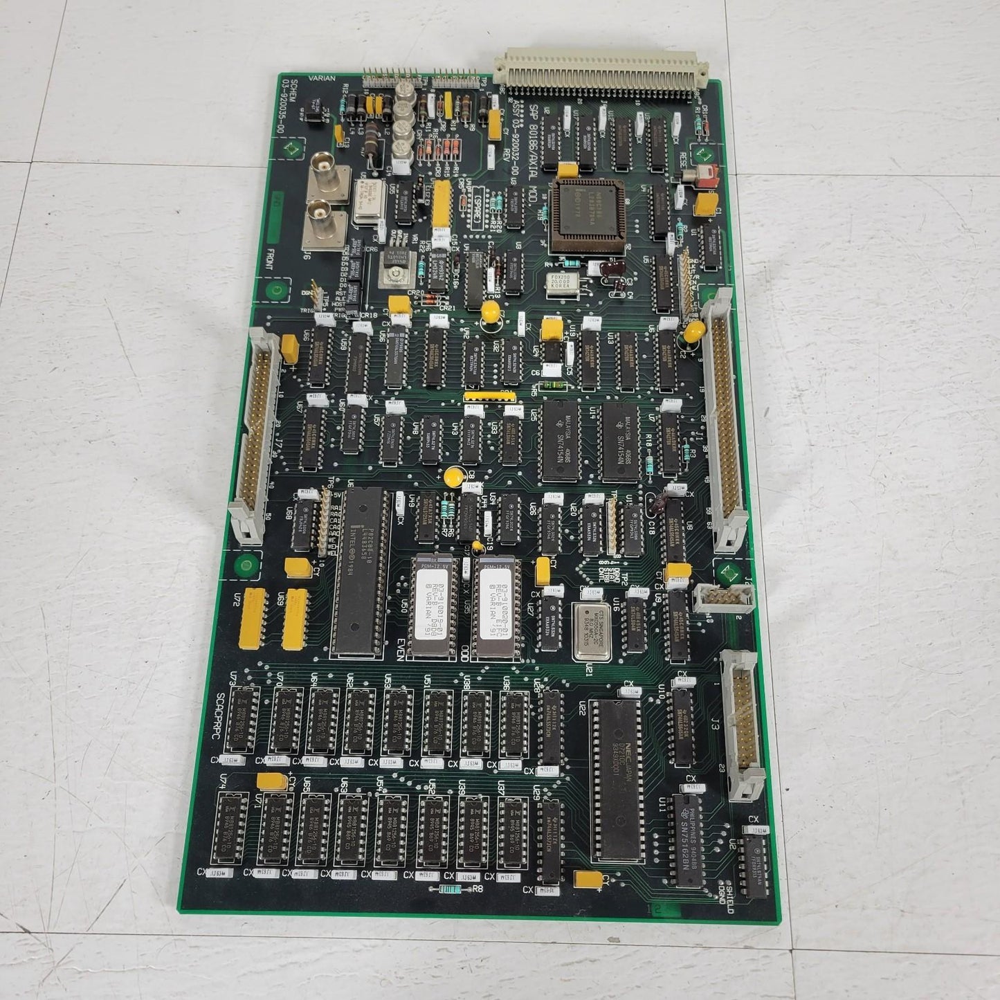 Varian 03-920035-00 Saturn II Spectrometer Interface Bd 8086 Architecture Chip