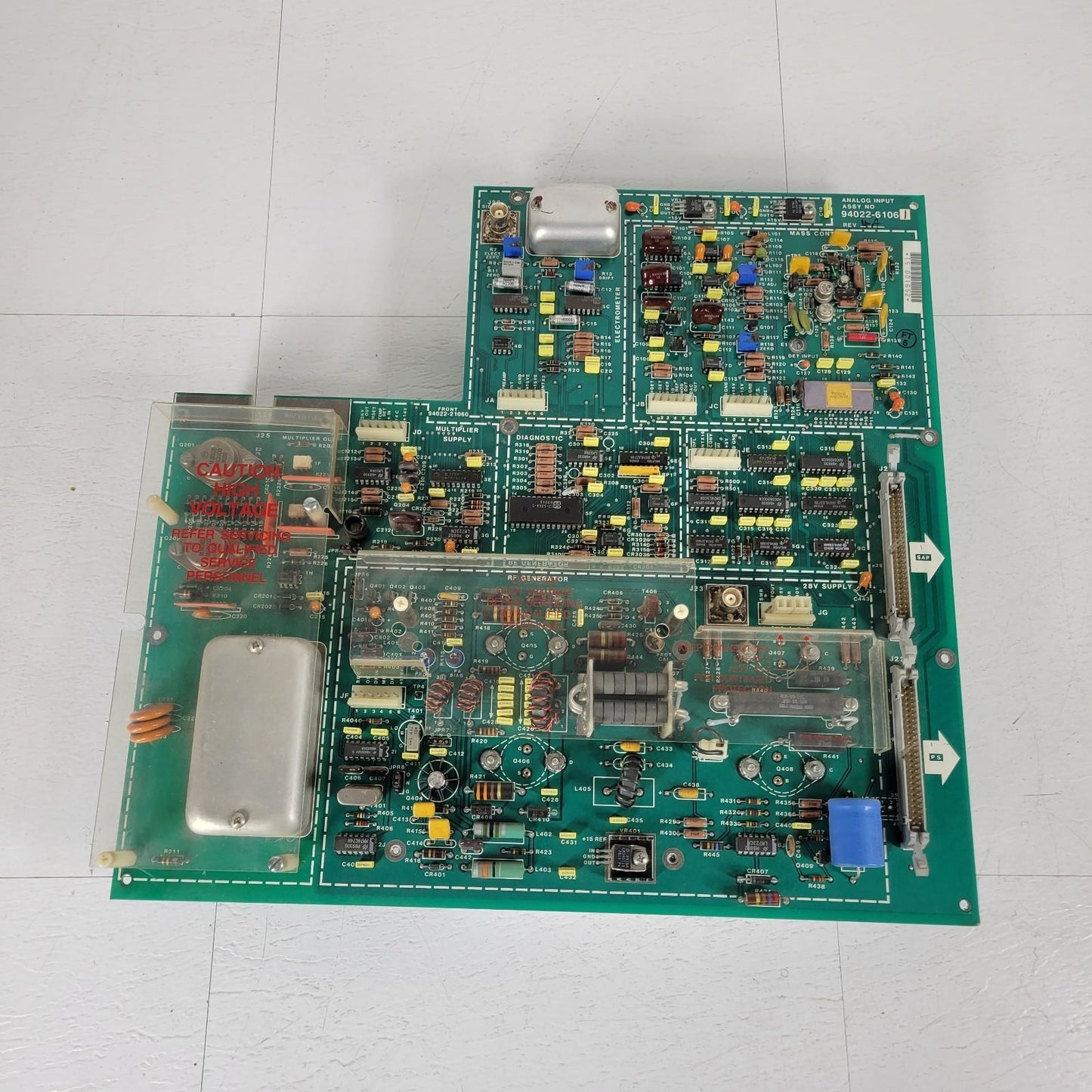 Varian Saturn II 94022-21060 Analog Input Board Finnigan MAT Mass Spectrometer