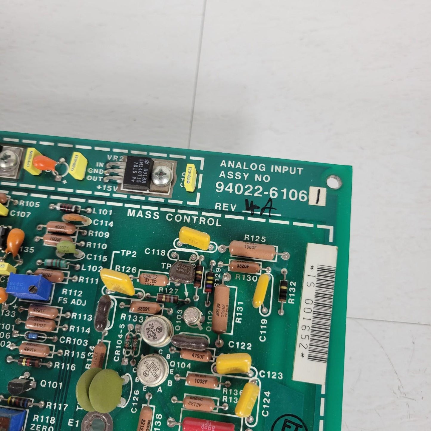 Varian Saturn II 94022-21060 Analog Input Board Finnigan MAT Mass Spectrometer