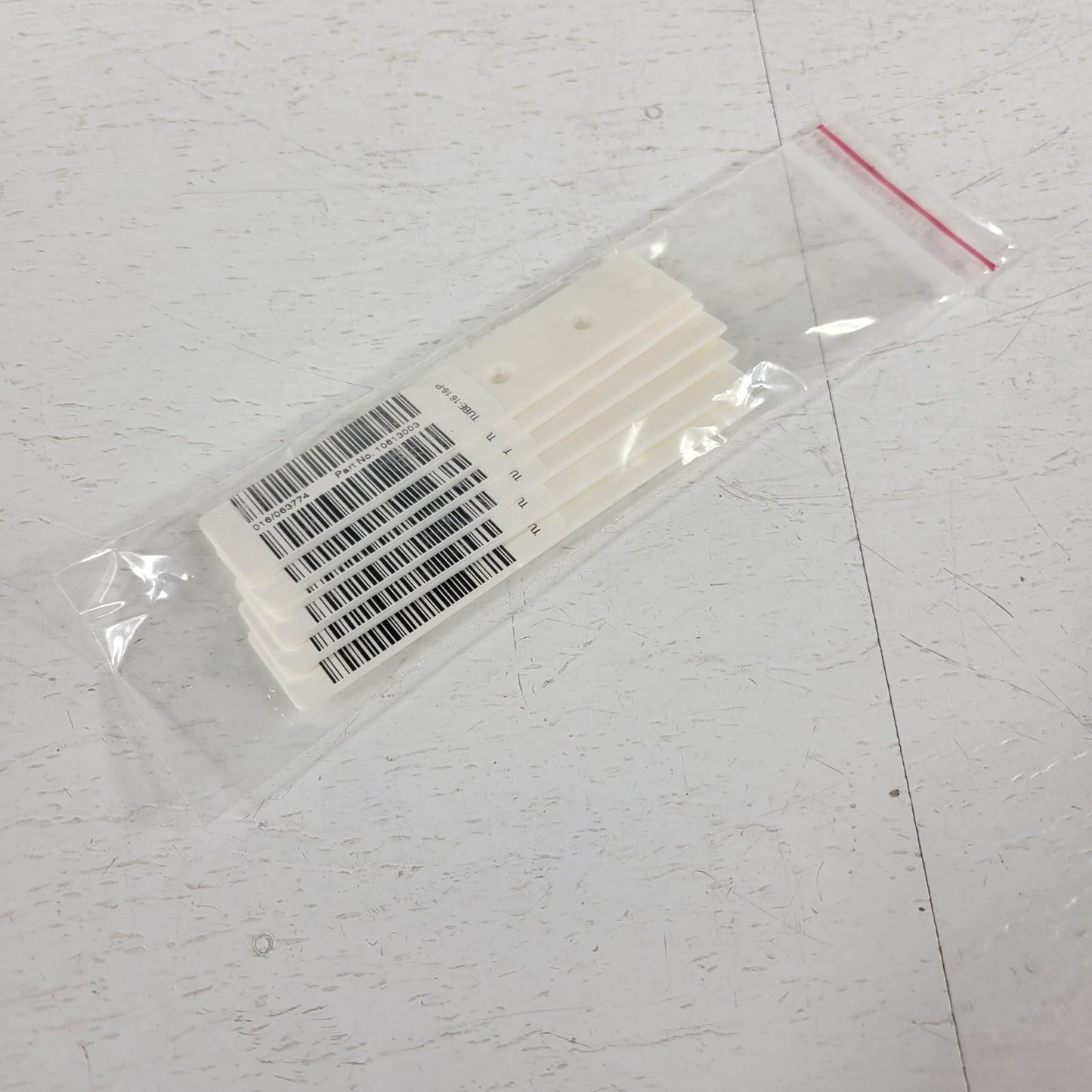Set of 6 Tecan LN04J72-86 Striprack 16mm Tube Label PoSt Set New Unused Open Box