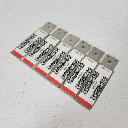 Tecan Freedom Evo 50-148325 PoSt Set Barcode Label Inserts Strip Rack Metal 6pc