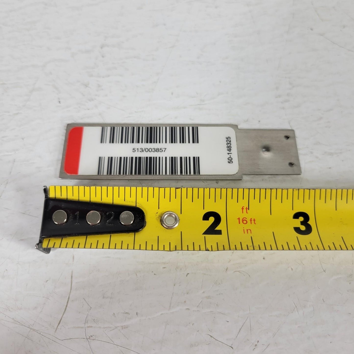 Tecan Freedom Evo 50-148325 PoSt Set Barcode Label Inserts Strip Rack Metal 6pc