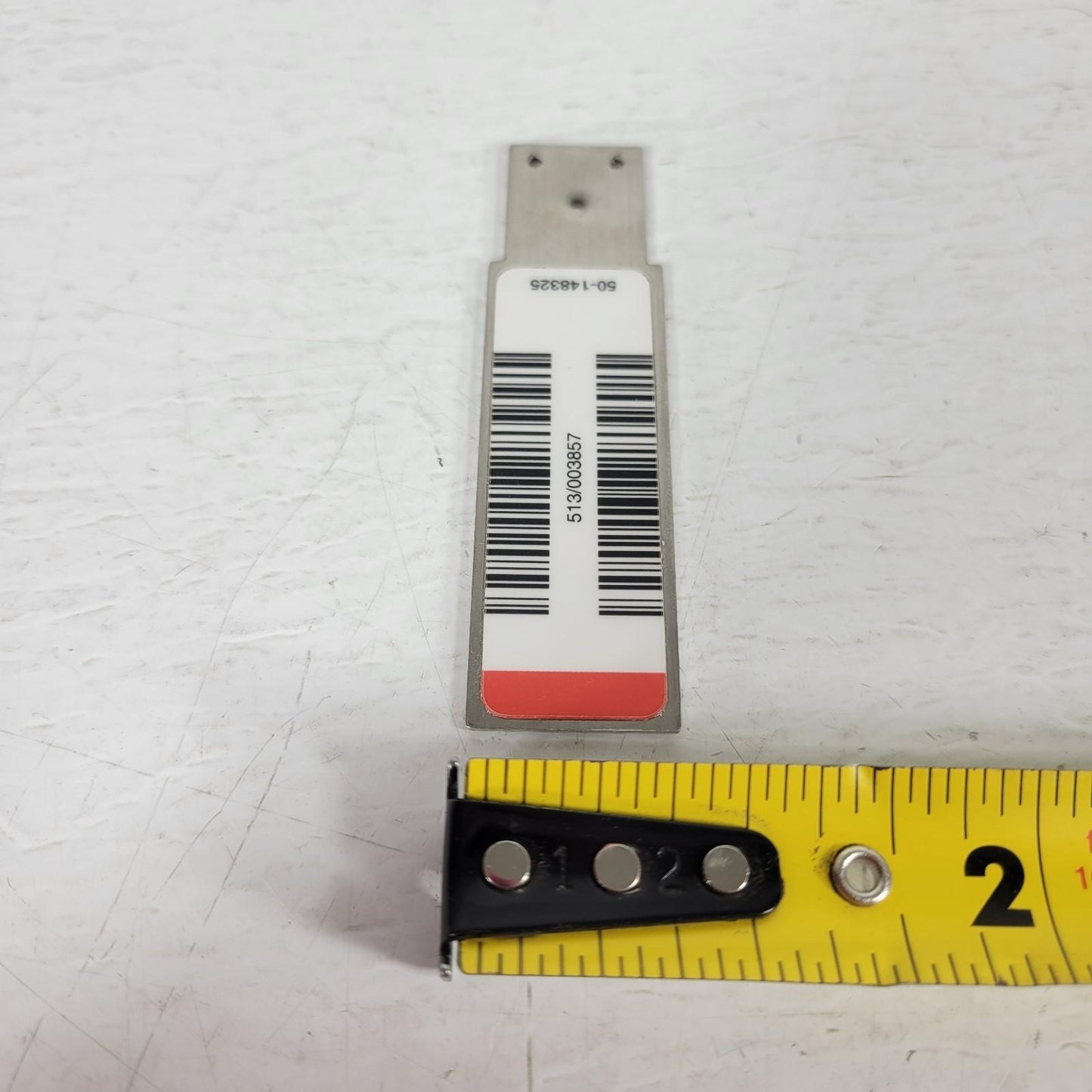 Tecan Freedom Evo 50-148325 PoSt Set Barcode Label Inserts Strip Rack Metal 6pc