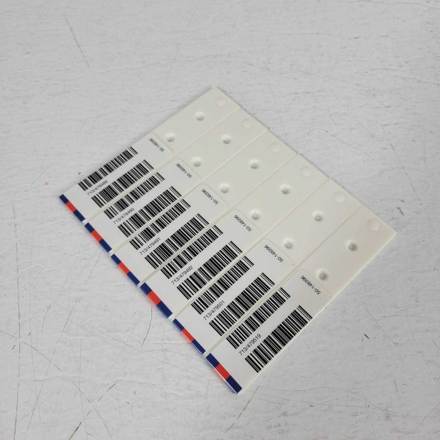 Tecan Freedom Evo 50-148396 PoSt Set Barcode Label Insert Strip Rack Plastic 6pc