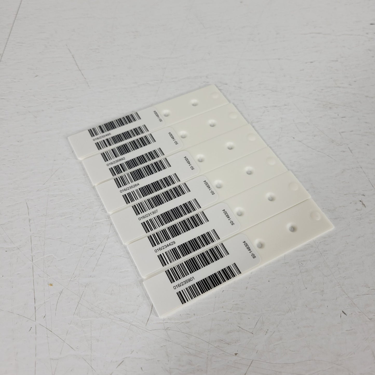 Tecan Freedom Evo 50-148324 PoSt Set Barcode Label Insert Strip Rack Plastic 6pc
