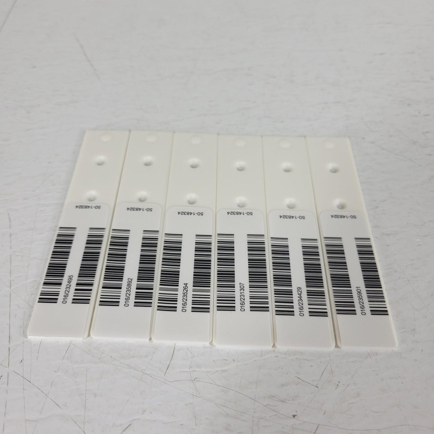 Tecan Freedom Evo 50-148324 PoSt Set Barcode Label Insert Strip Rack Plastic 6pc