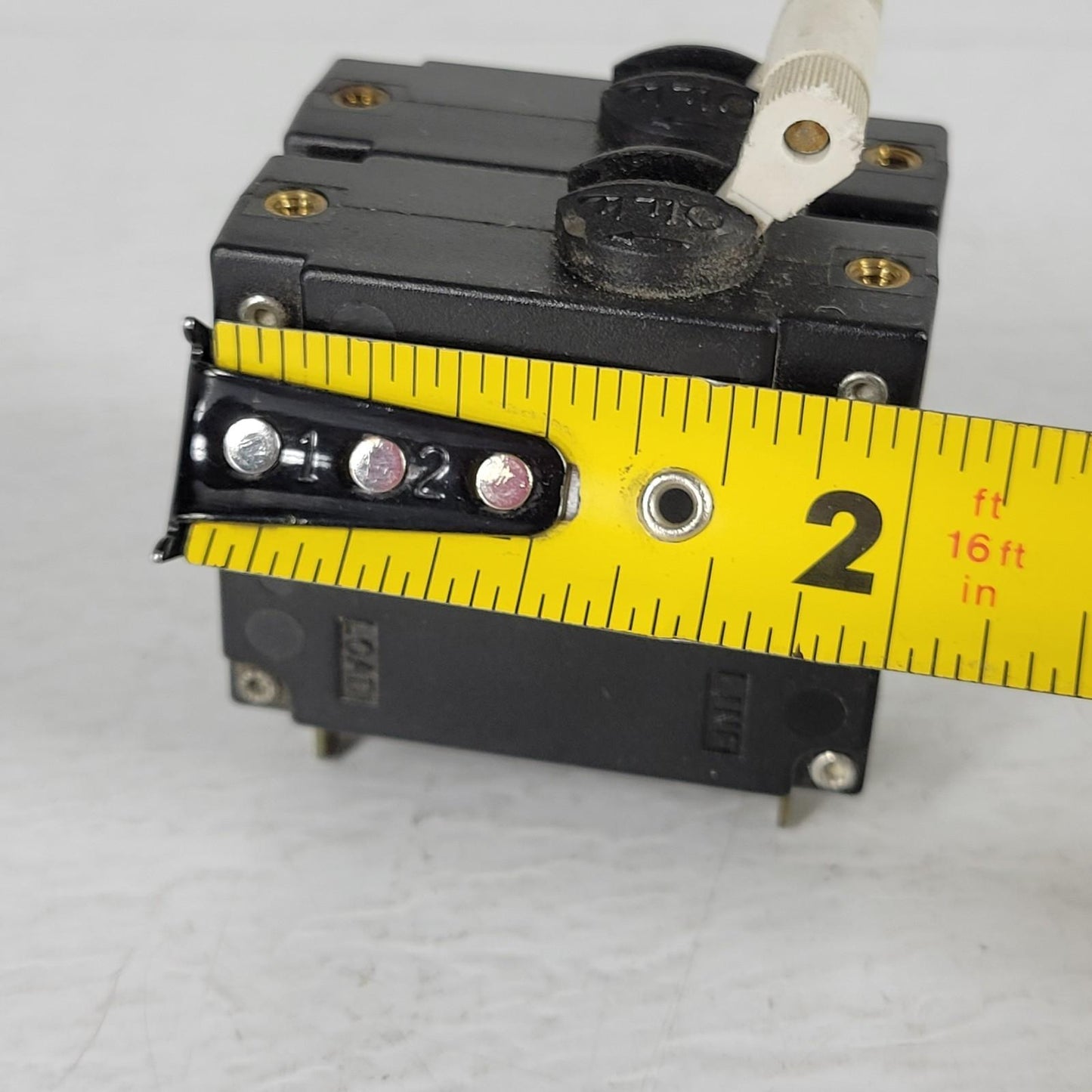 Potter & Brumfield W68-X2Q12-12 2-Pole 12-Amp Breaker Panel Mount Spade Terminal