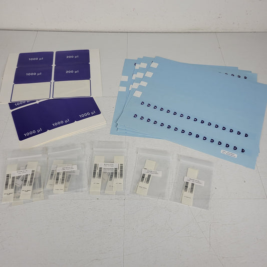 Tecan Freedom Evo M2000SP Sample Rack Label Kit 30019855 Assorted Vessel Deck