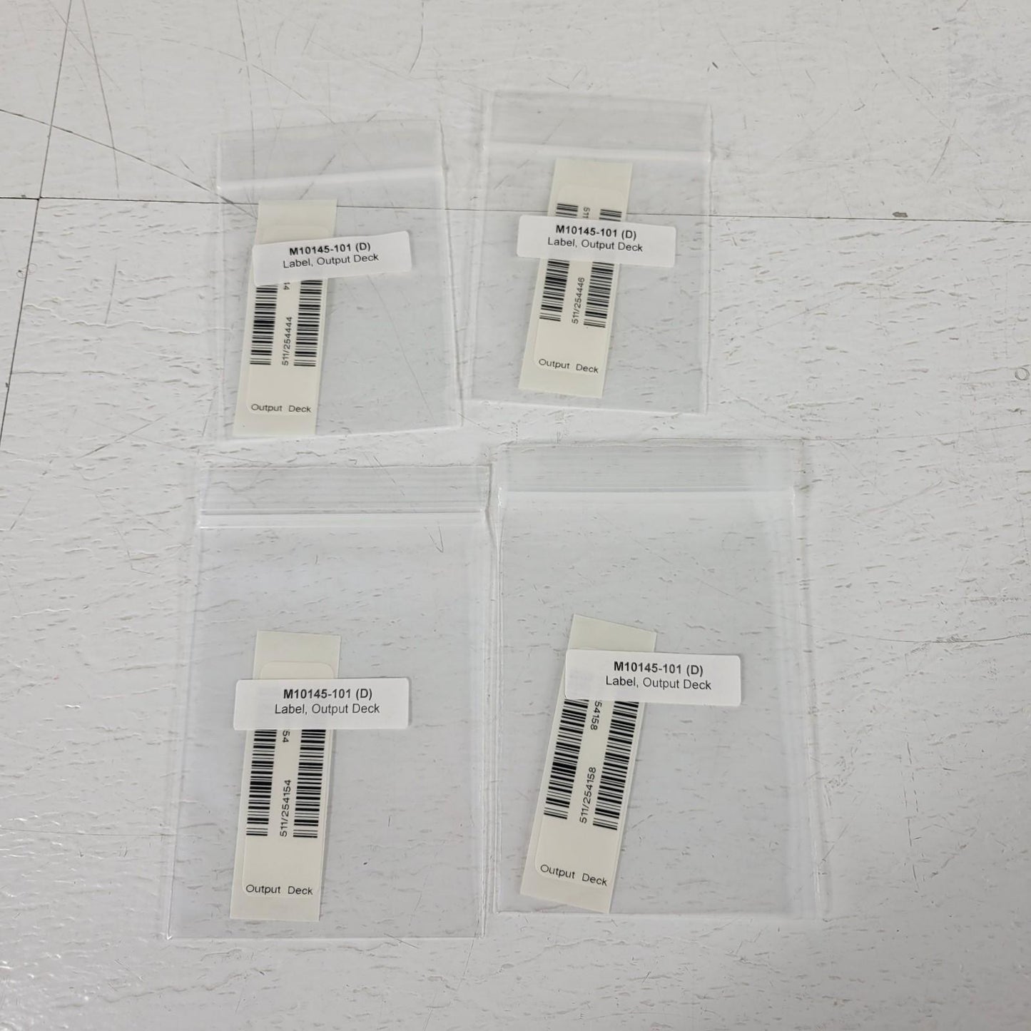 Tecan Freedom Evo M2000SP Sample Rack Label Kit 30019855 Assorted Vessel Deck