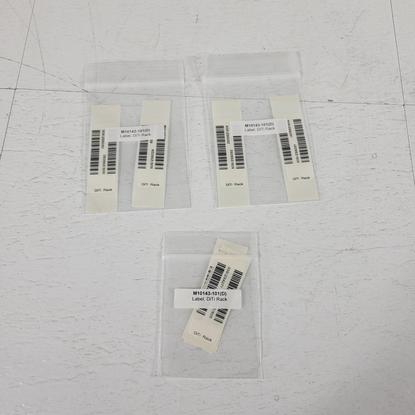 Tecan Freedom Evo M2000SP Sample Rack Label Kit 30019855 Assorted Vessel Deck