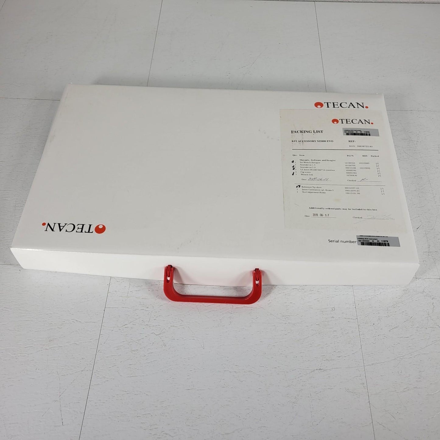 PARTIAL Tecan Freedom Evo M2000SP Accessory Kit 30030281 Roma Plate Calibrate