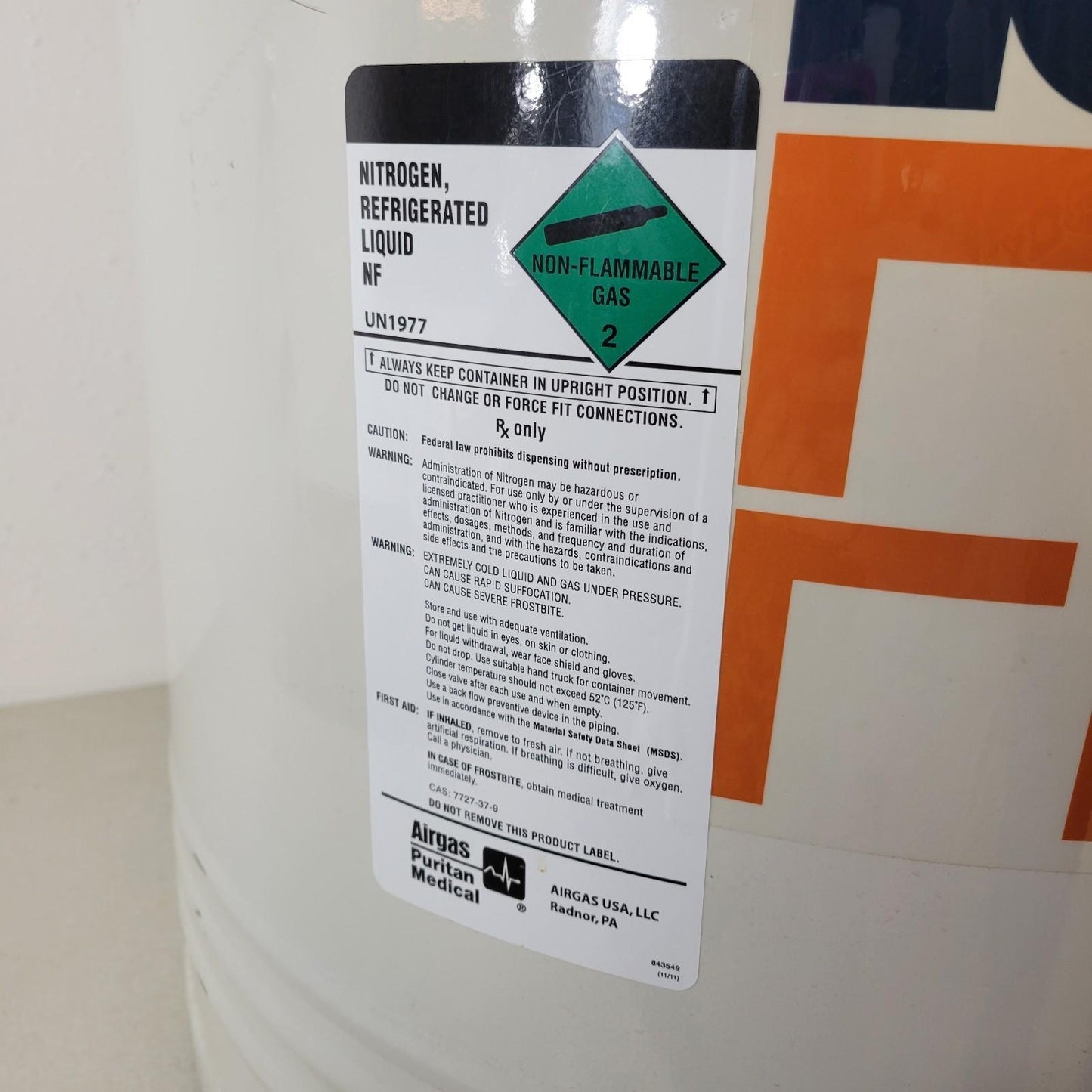 Thermolyne Locator 4 Cryochamber Biological Storage Tank Liquid Nitrogen LN2