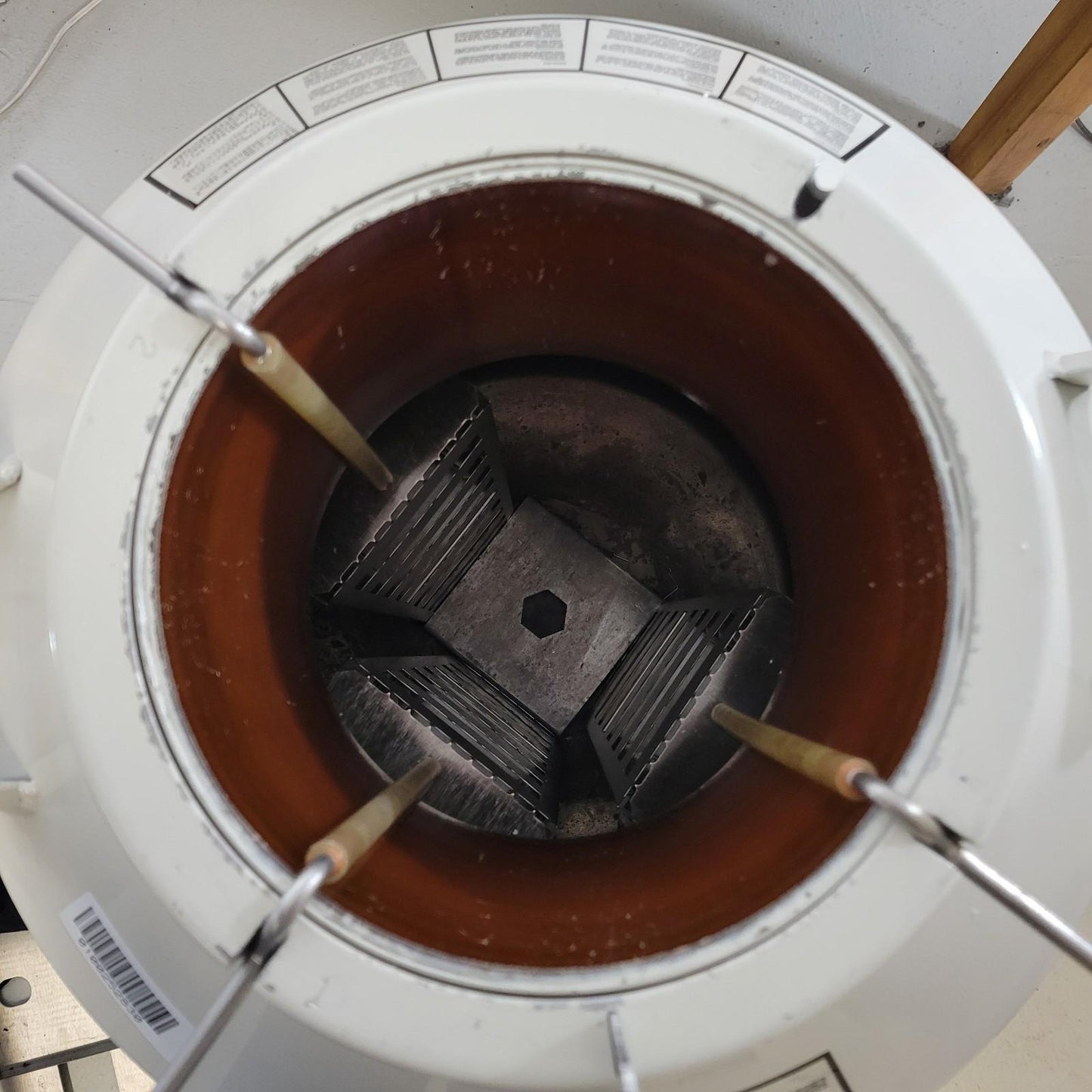 Thermolyne Locator 4 Cryochamber Biological Storage Tank Liquid Nitrogen LN2