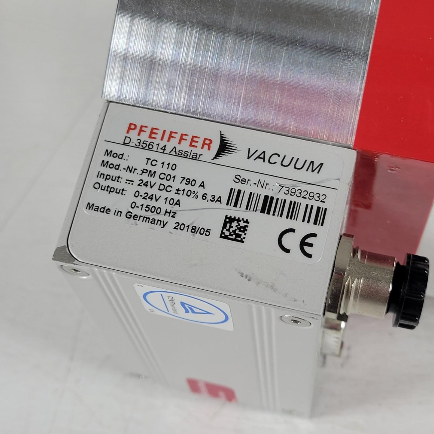 TESTED to 8.4E-7 Torr Pfeiffer HiPace 300 Turbo Pump UHV Ultra High Vacuum TC110