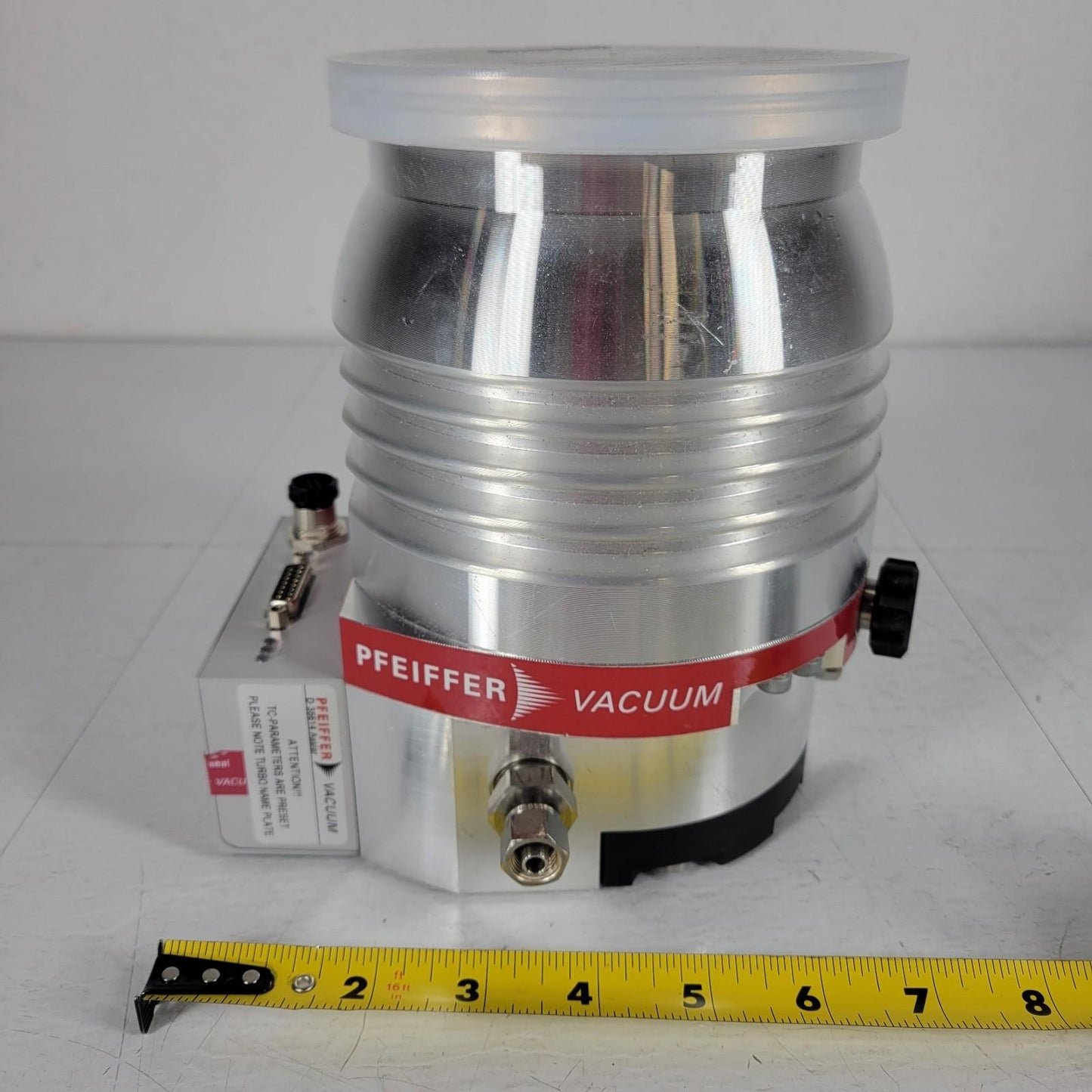 TESTED to 8.4E-7 Torr Pfeiffer HiPace 300 Turbo Pump UHV Ultra High Vacuum TC110
