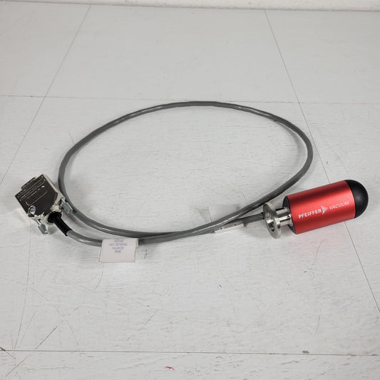 TESTED WORKS Pfeiffer TPR-280 Vacuum Gauge 24V DC Compact Pirani w/ DB-9 Cable