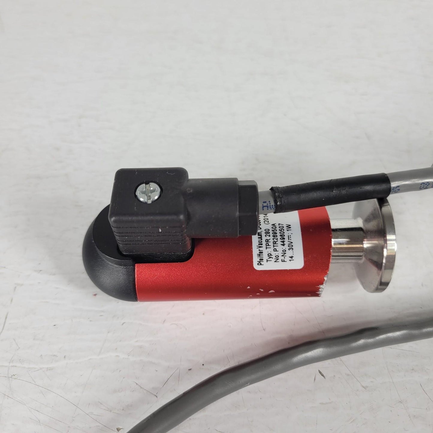 TESTED WORKS Pfeiffer TPR-280 Vacuum Gauge 24V DC Compact Pirani w/ DB-9 Cable