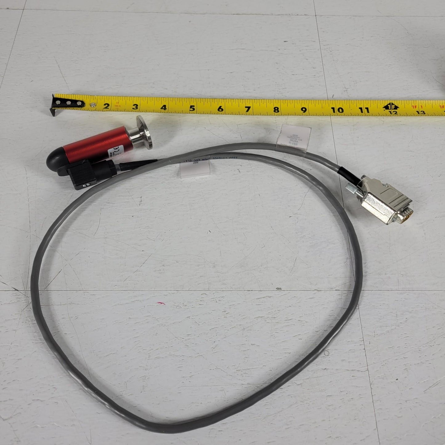TESTED WORKS Pfeiffer TPR-280 Vacuum Gauge 24V DC Compact Pirani w/ DB-9 Cable