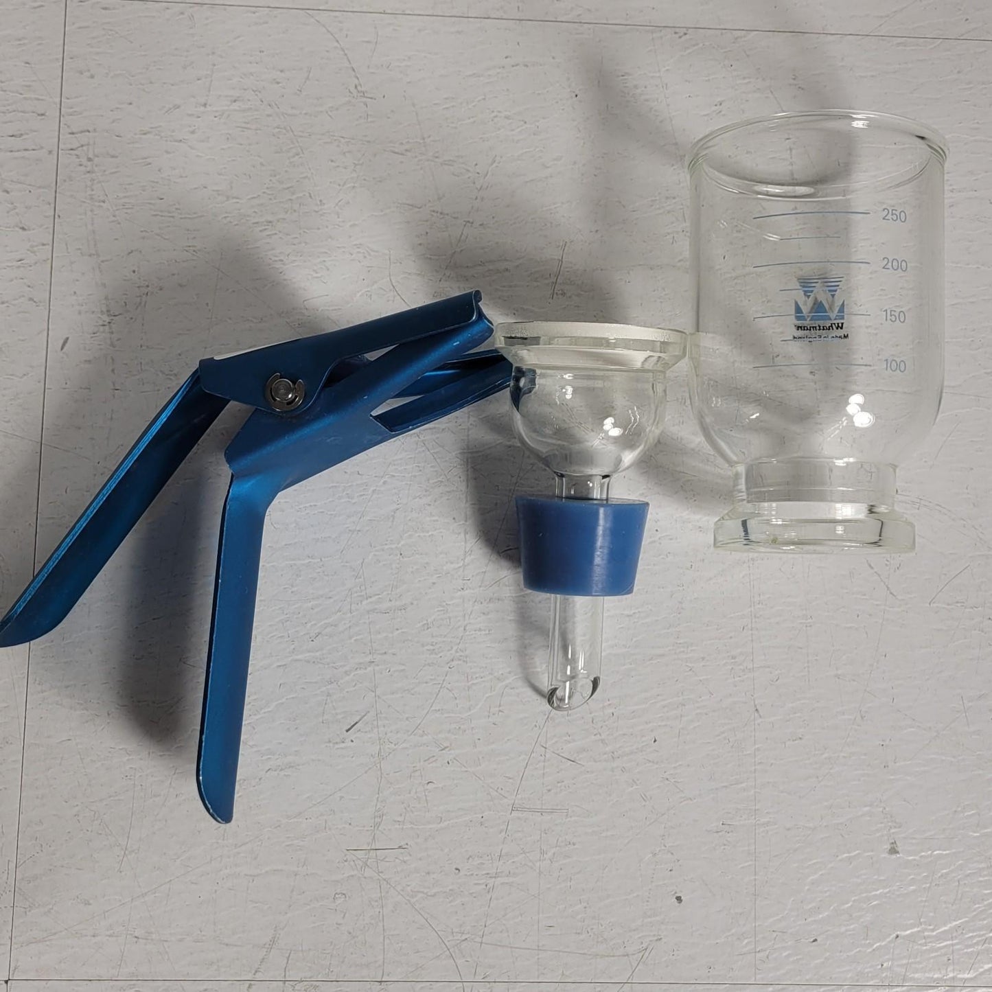 Whatman Cytiva 1960-004 Vacuum Filter Holder Apparatus w Fritted Glass and Clamp