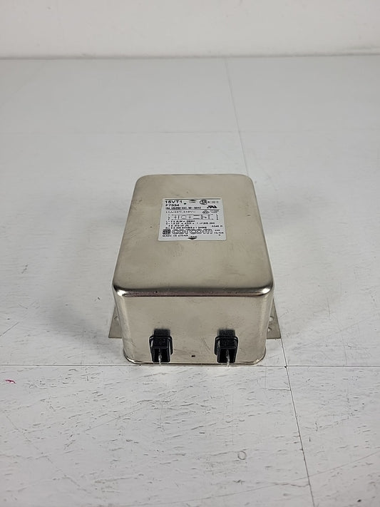 Corcom EMI Filter 15VT1 F7334 15A 120/250VAC Single Phase Faston Termination
