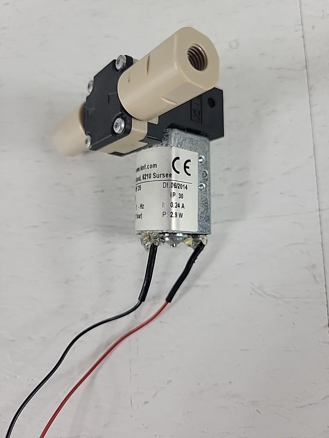 TESTED KNF PML8921-NF 25 Diaphragm Pump 12VDC 1bar Max Pressure 0.24A 2.9W