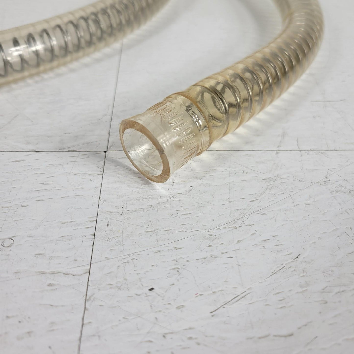 Tygon R-3603 6ft Spring Reinforced Vacuum Hose 0.75" ID Rubber 6 Ft Long