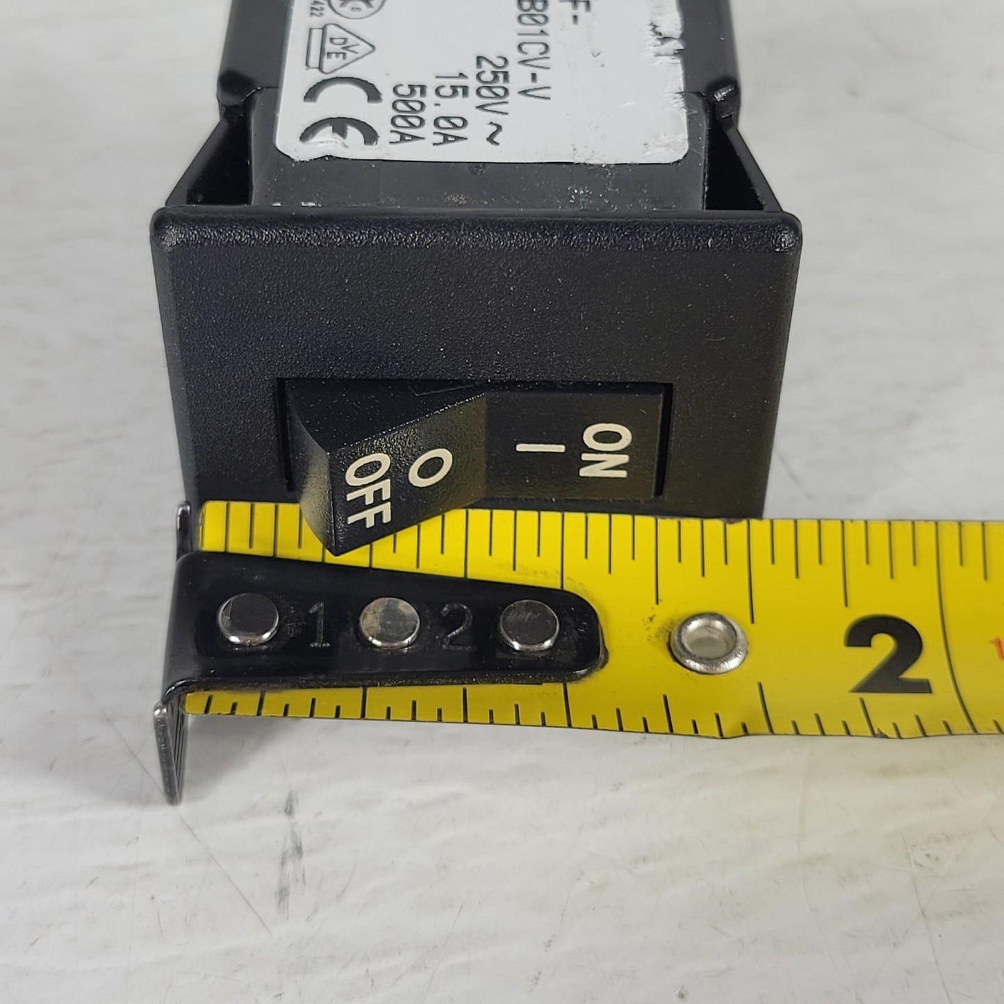 Airpax R21-62F-15.0A-B01CV-V Circuit Breaker Switch 15A 250V 500A Peak Current