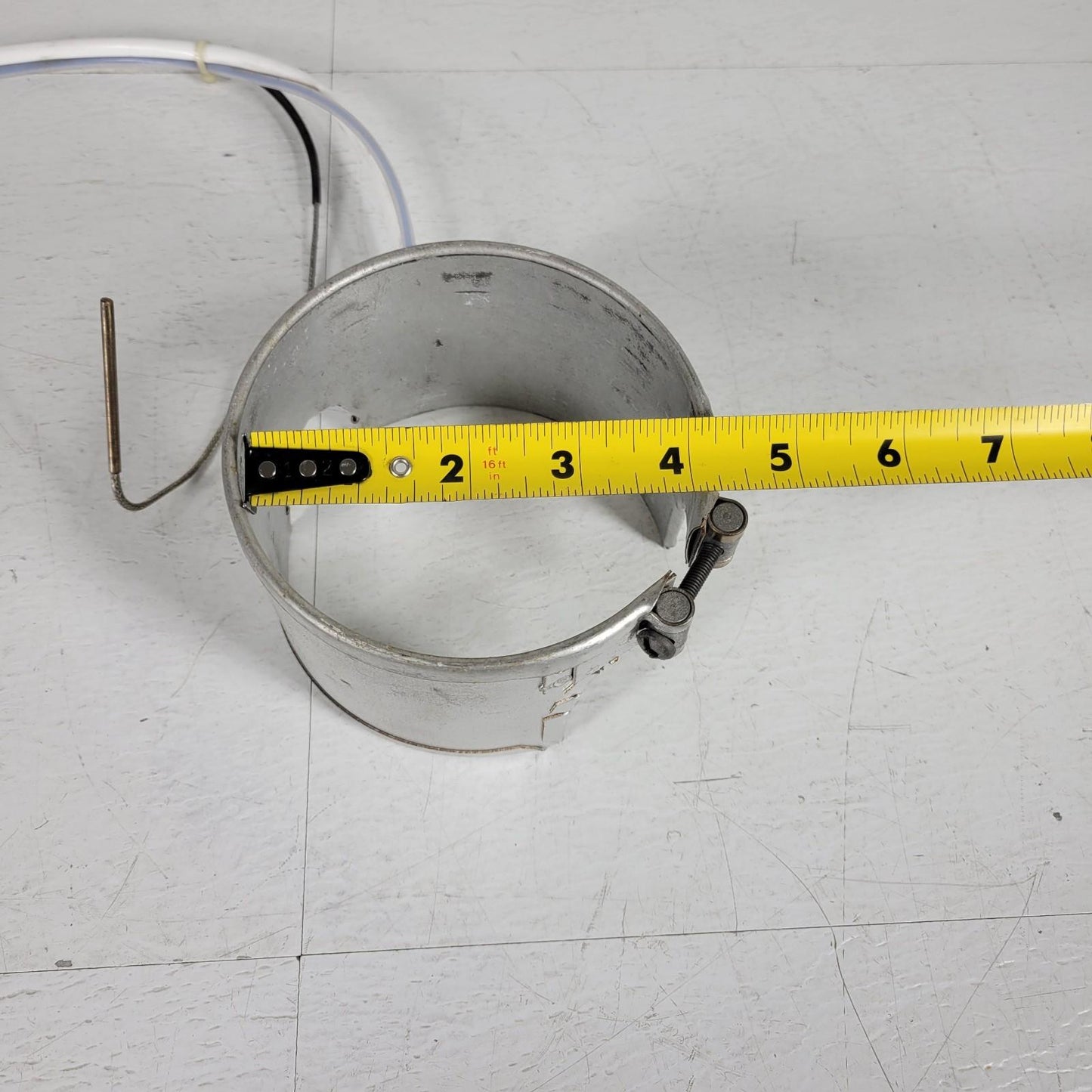 Varian Bakeout Heater Thermocouple Assy 6 Pin Connector 4 Inch Diameter ISO63