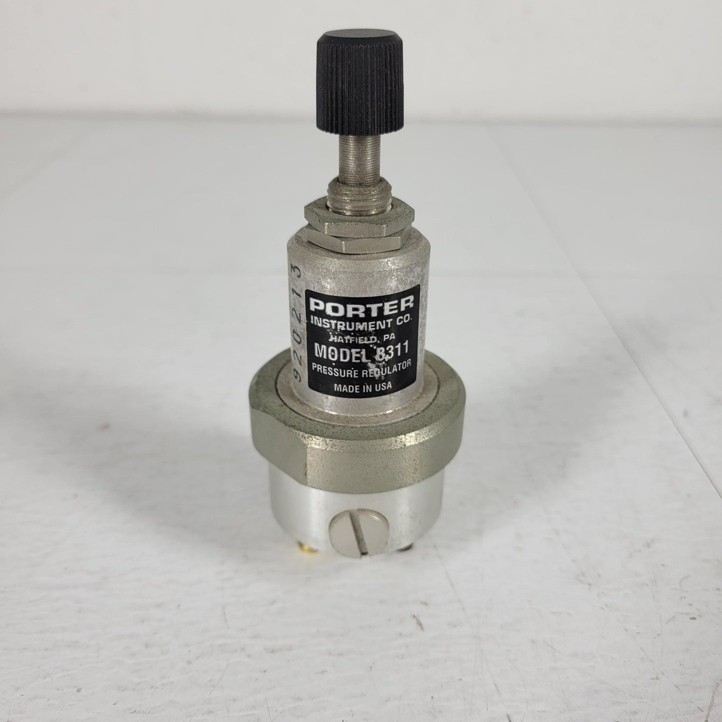 Porter Instrument Co 8311 Pressure Regulator 0-100psi Three Port 1/8" Swagelok