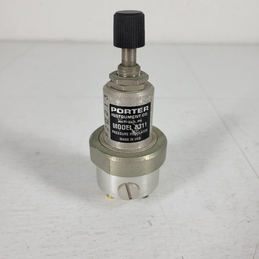 Porter Instrument Co 8311 Pressure Regulator 0-100psi Three Port 1/8" Swagelok