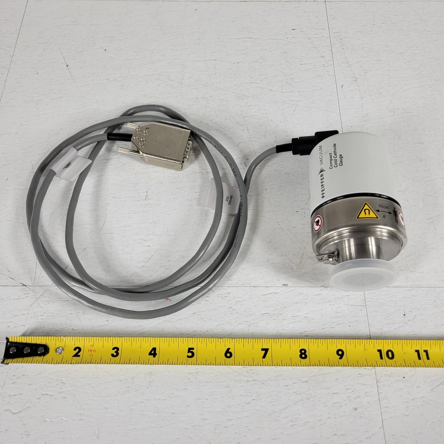 TESTED Pfeiffer IKR-251 PTR25500 Compact Cold Cathode High Vacuum Gauge UHV