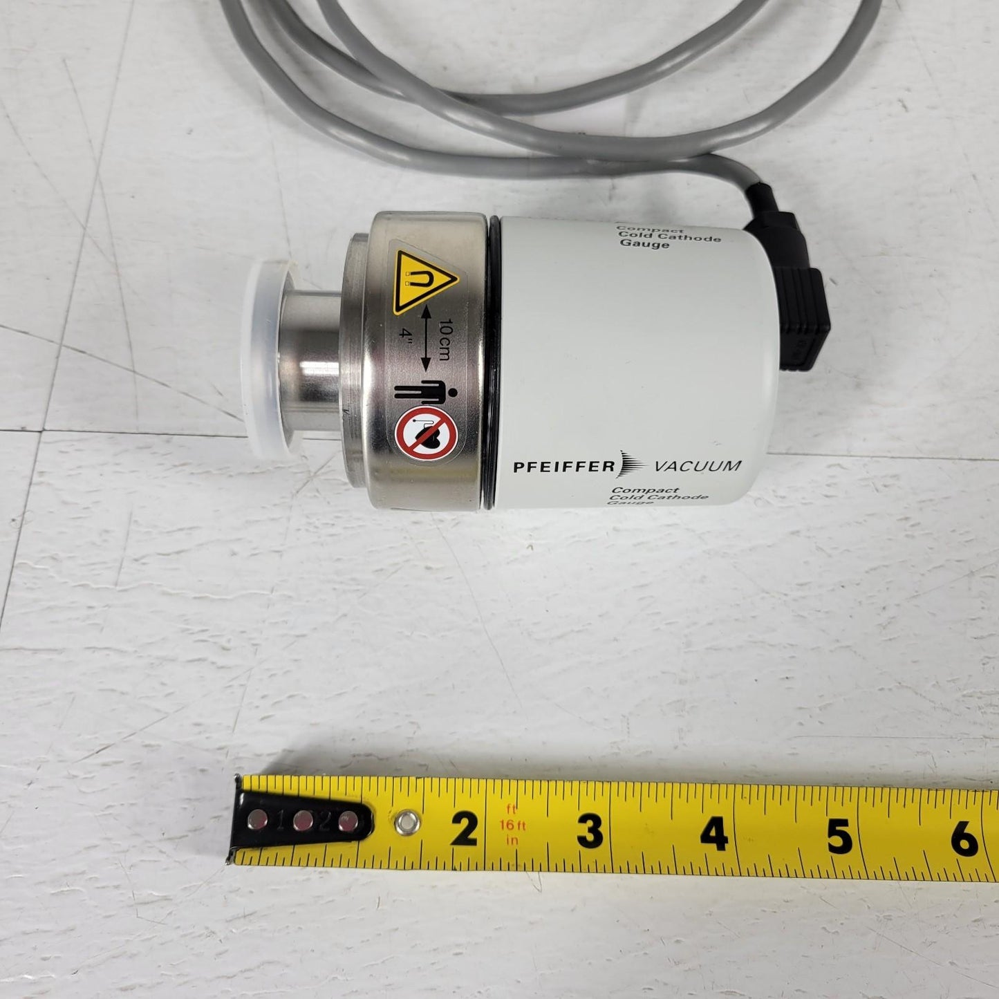TESTED Pfeiffer IKR-251 PTR25500 Compact Cold Cathode High Vacuum Gauge UHV