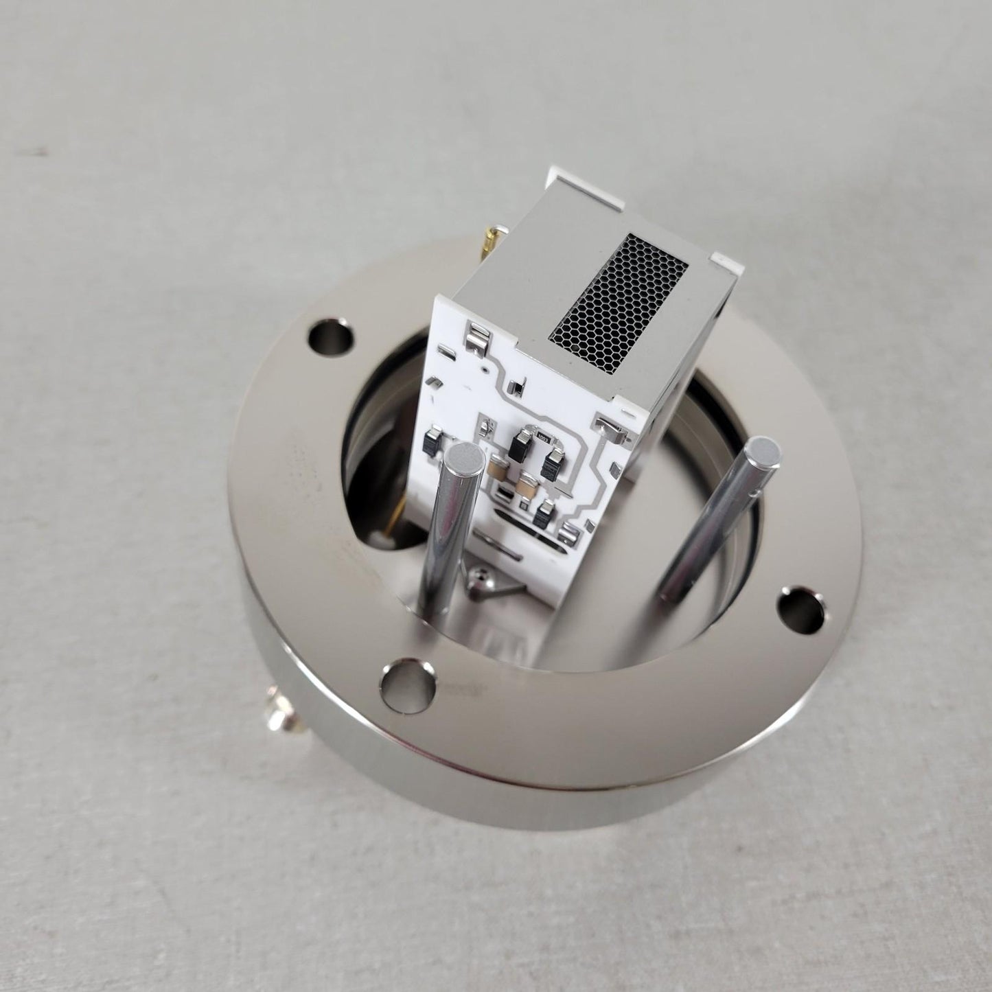 Lot of 2 Bruker UHV-Compatible XY Stage High Vacuum Mass Spectrometer Chamber