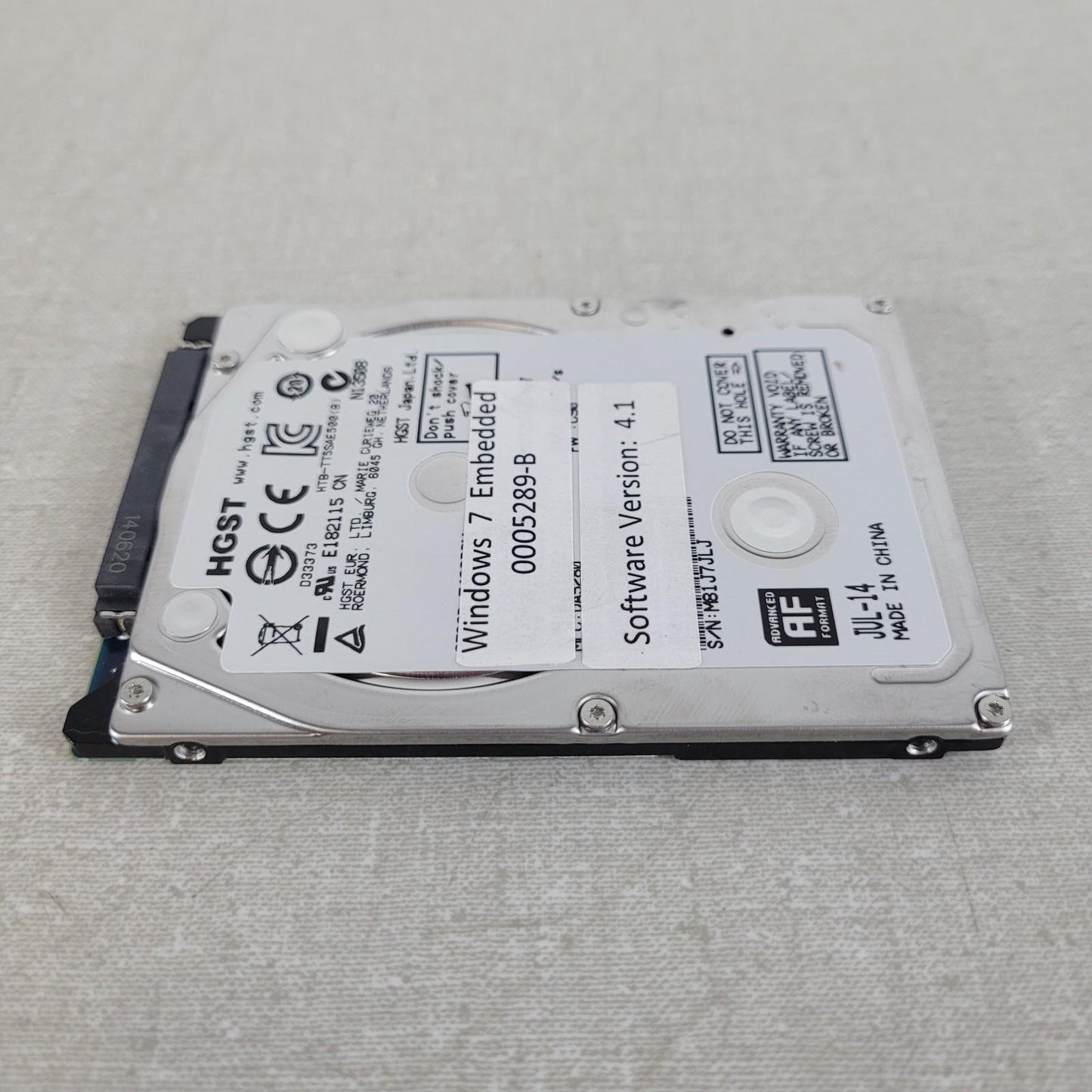 Buchi Grace Reveleris X2 Flash Chromatograph Software Version 4.1 Hard Drive
