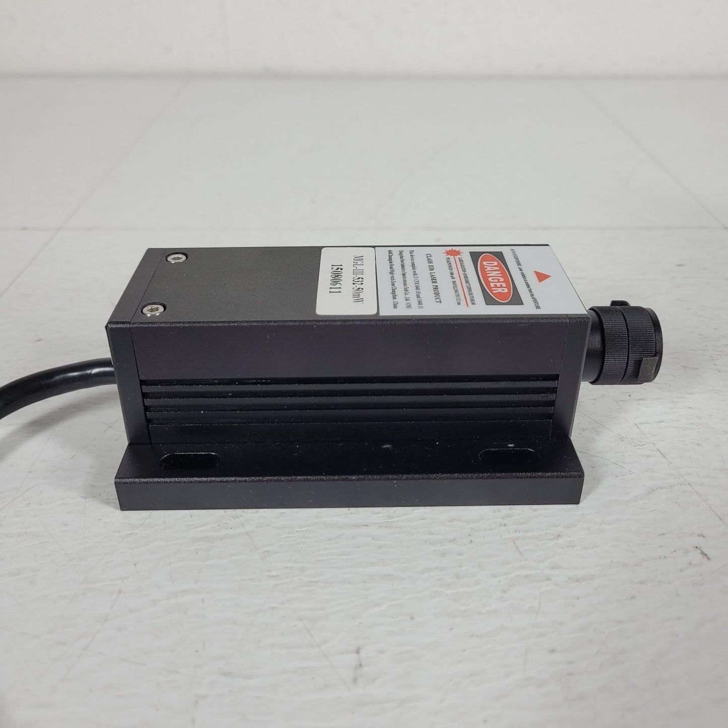 TESTED Dragon Lasers MGL-III-532-50 532nm Head w/ PSU-III-FDA Power Supply TEM00