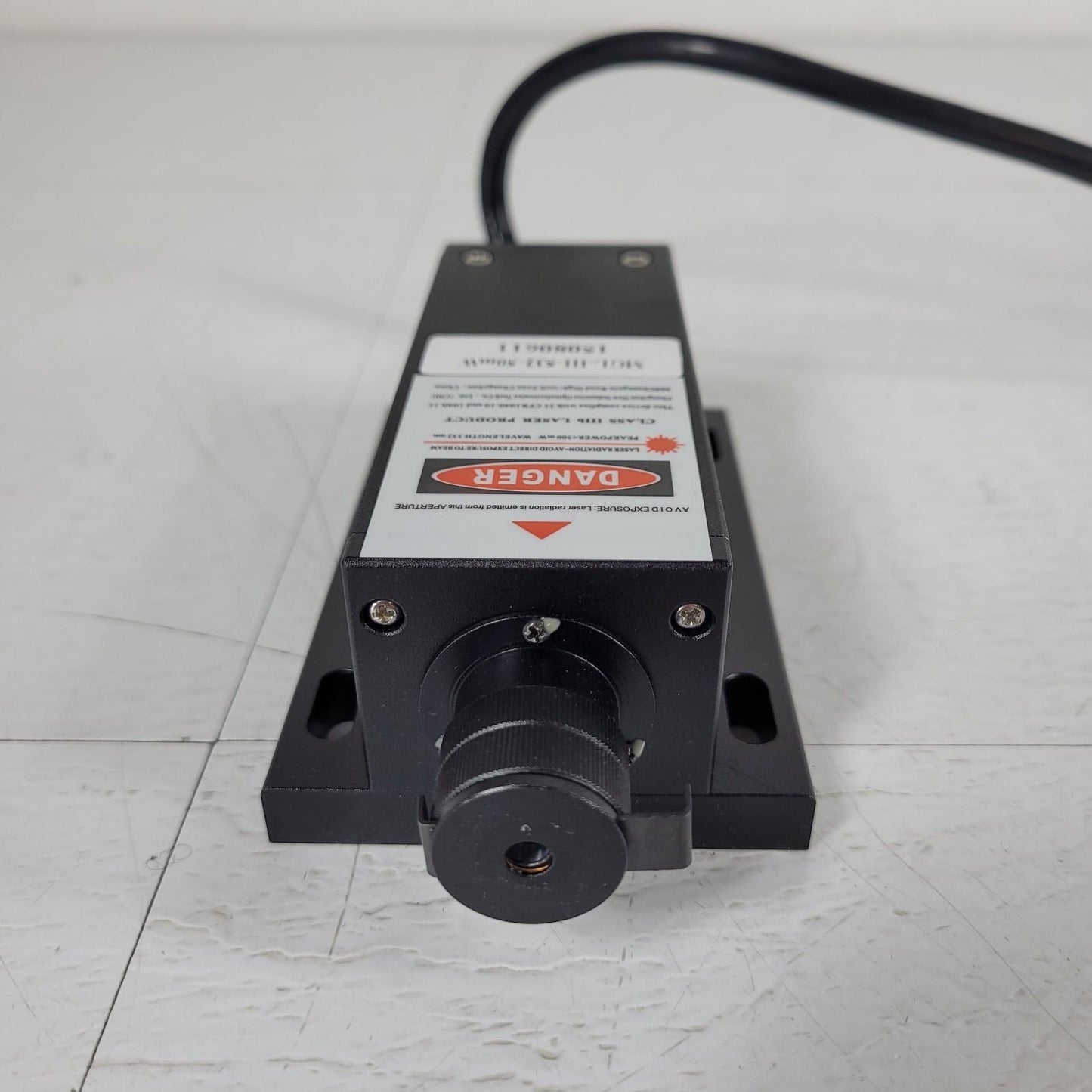 TESTED Dragon Lasers MGL-III-532-50 532nm Head w/ PSU-III-FDA Power Supply TEM00