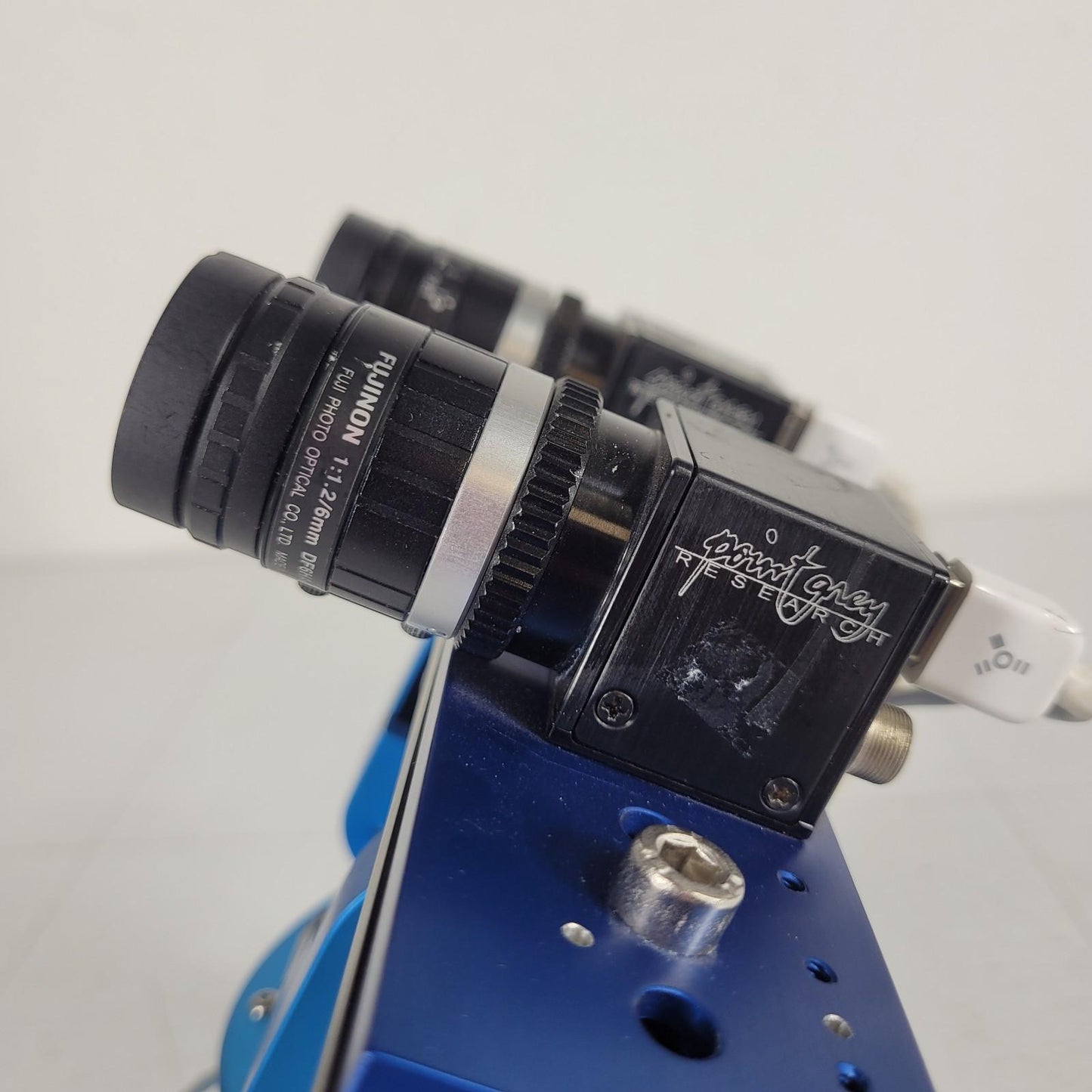 TracLABS Biclops w/ 2x Mounted Point Grey FL2-03S2M-C Flea2 Monocolored Cameras