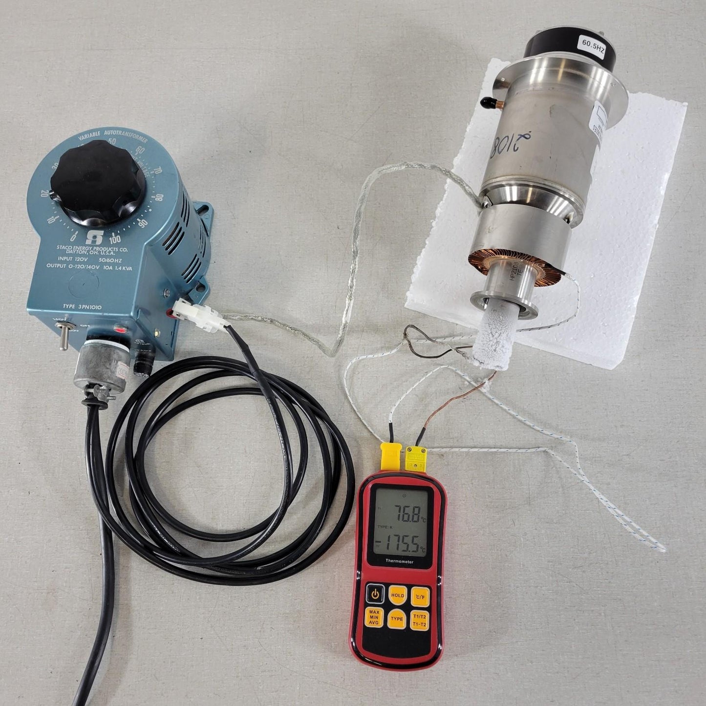 TESTED Superconductor Technologies Hybrid 98 Stirling Cryogenic Cooler Cryocool