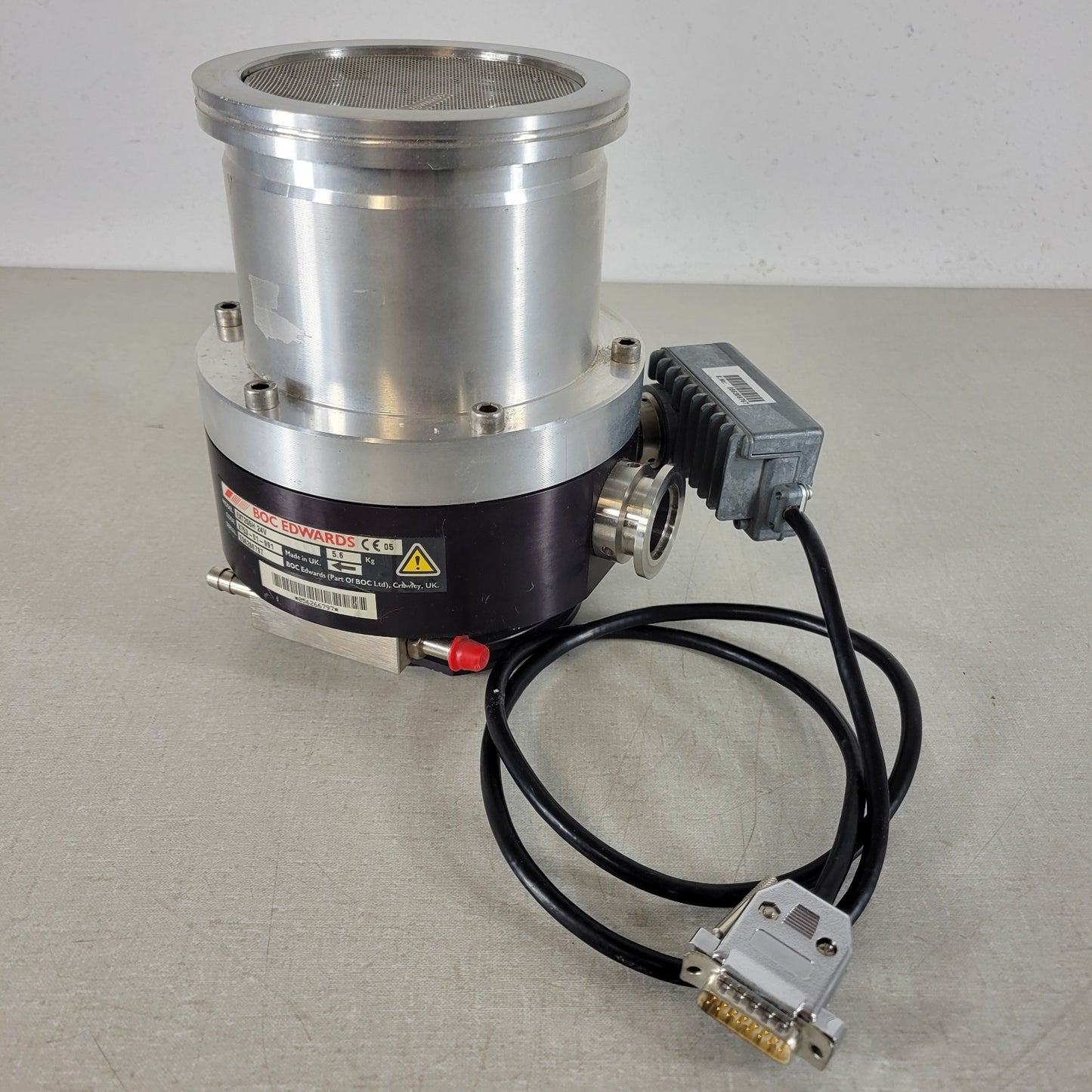 TESTED to 6.8E-8 Torr Edwards EXT255H 24V Turbomolecular Vacuum Pump UHV EXDC80