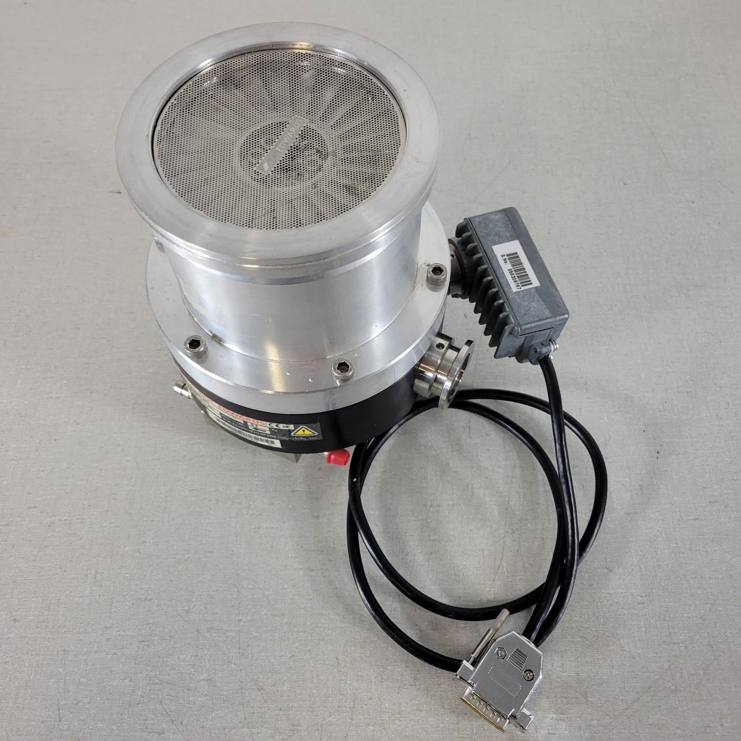TESTED to 6.8E-8 Torr Edwards EXT255H 24V Turbomolecular Vacuum Pump UHV EXDC80