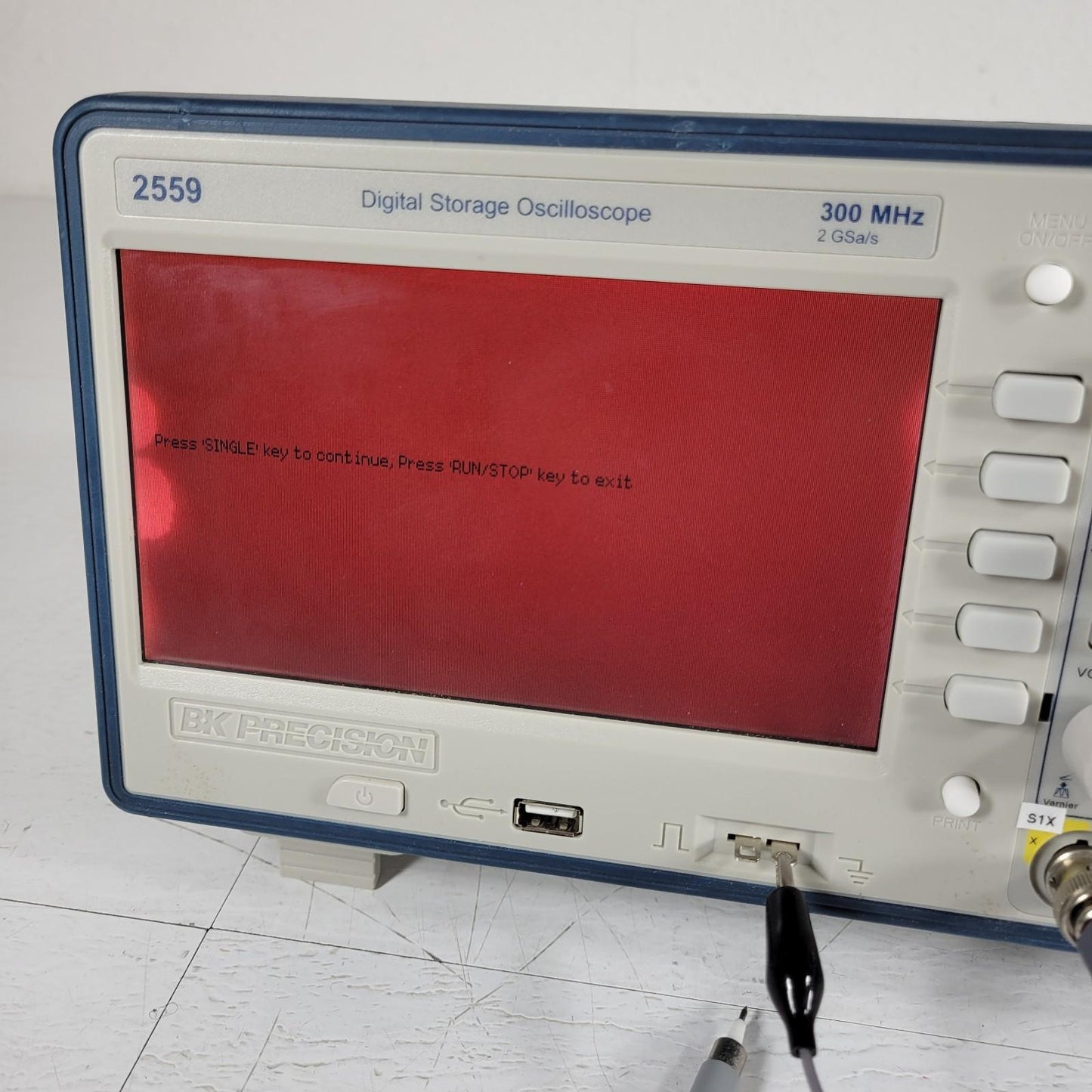 BK Precision 2559 Digital Storage Oscilloscope 300MHz 2GS/s 4 Channel USB LAN