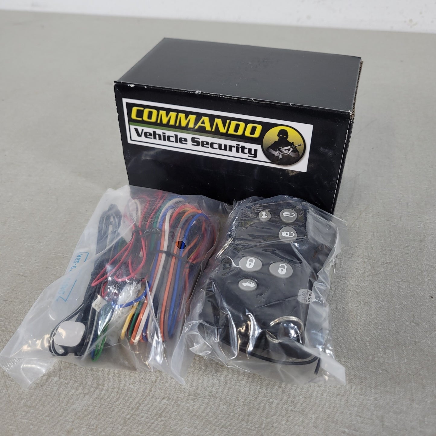 Commando KE-30 Remote Control Keyless Entry Two 3 Button Style Remotes