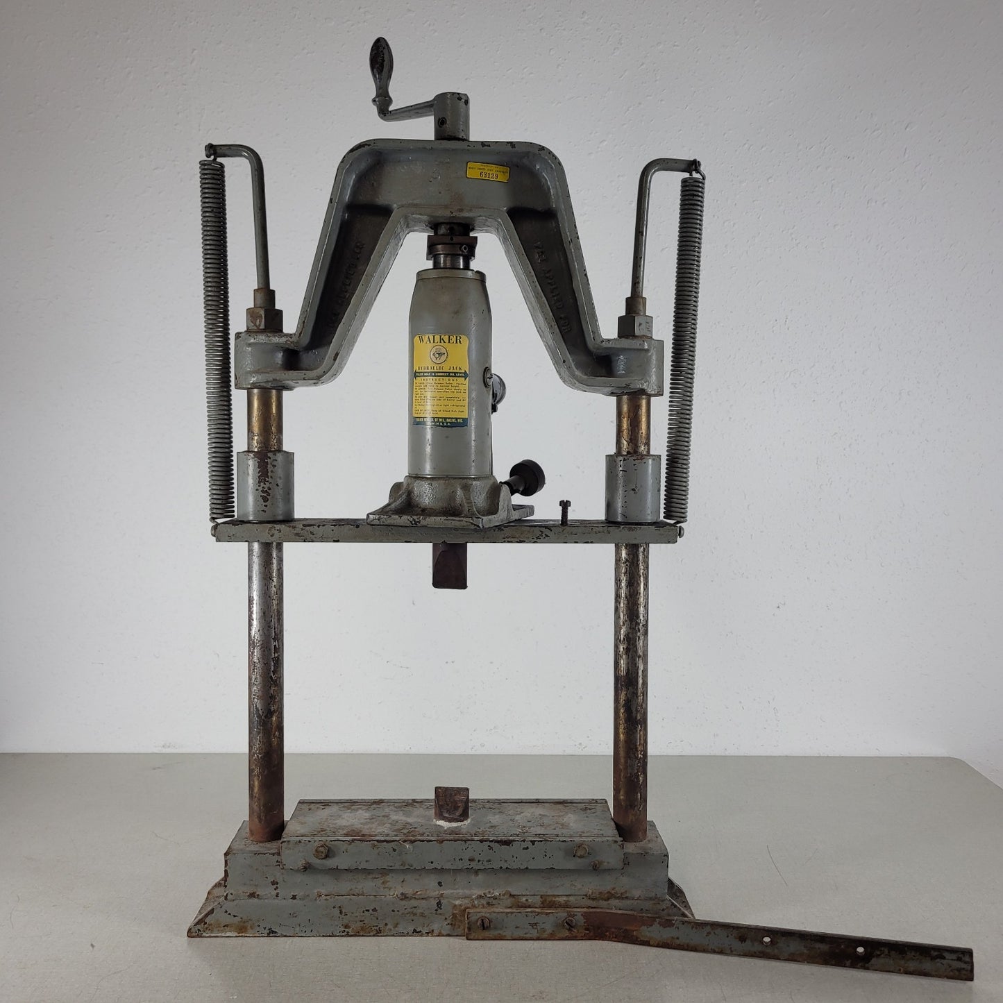 Walker Hydraulic Table Press 930 Series M 5 Ton Capacity Jack w/ Wedge Inserts
