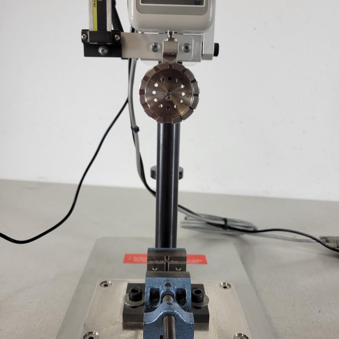 Imada NLV-220-T-S Vertical Lever Test Stand with Distance Meter 220 LB Capacity